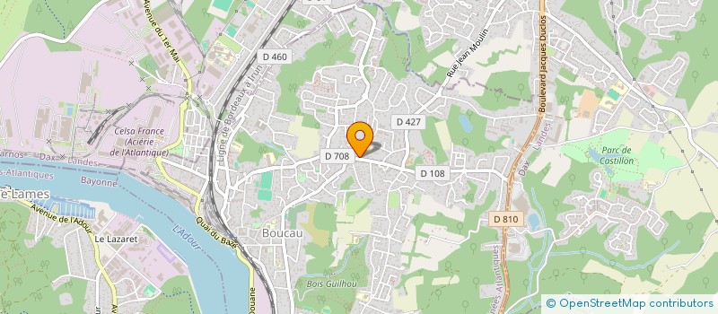 localisation de l'entreprise GALA'RT à BOUCAU