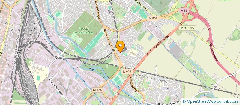 localisation de l'entreprise GALA SCI à LONGVIC