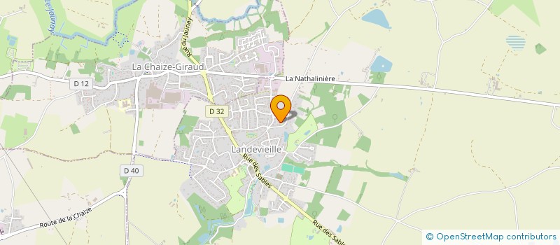 localisation de l'entreprise GALA SCI à LANDEVIEILLE