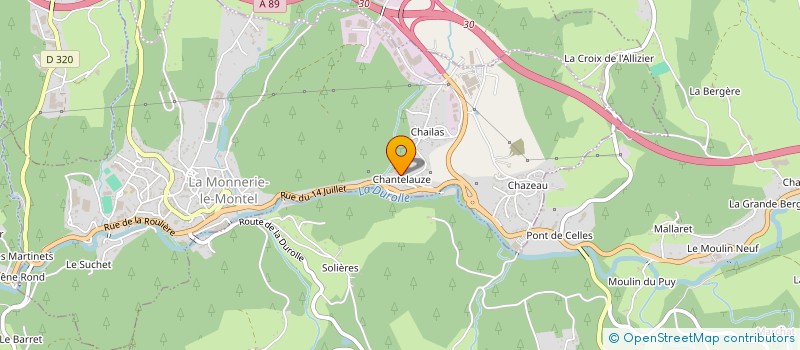 localisation de l'entreprise GALA TUBE AUDIO à LA MONNERIE-LE-MONTEL