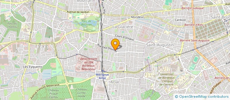 localisation de l'entreprise GALA UTOPIA  MERIGNAC