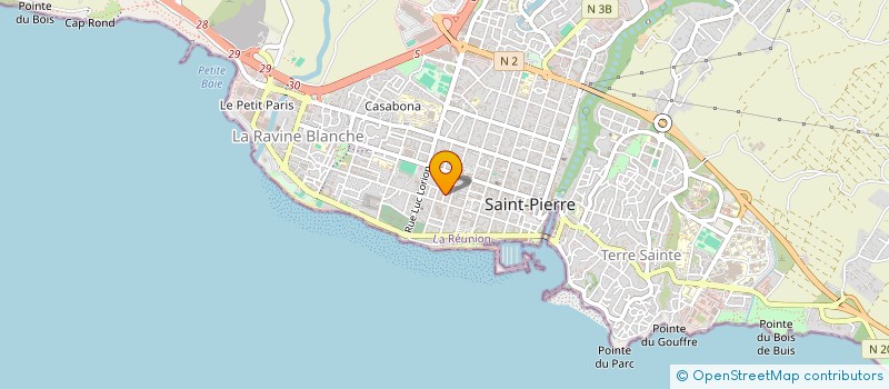 localisation de l'entreprise GALABET à SAINT-PIERRE