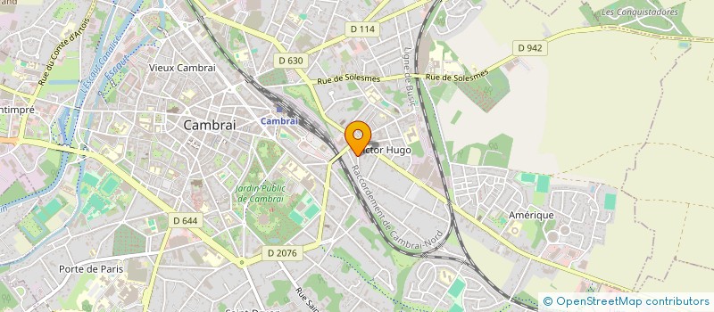 localisation de l'entreprise GALACHE à CAMBRAI