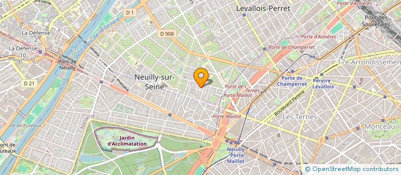 localisation de l'entreprise GALACOL à NEUILLY-SUR-SEINE