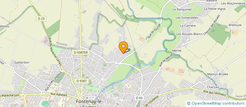 localisation de l'entreprise GALACQ  FONTENAY-LE-COMTE