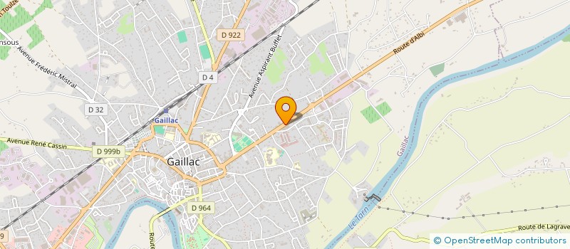 localisation de l'entreprise GALACTE 8I à GAILLAC