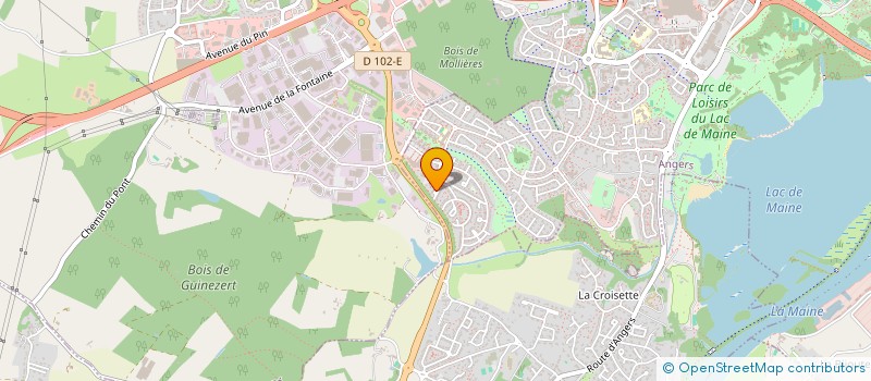 localisation de l'entreprise GALACTECH à ANGERS