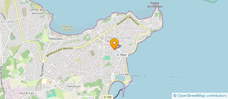 localisation de l'entreprise GALACTEE à PERROS-GUIREC