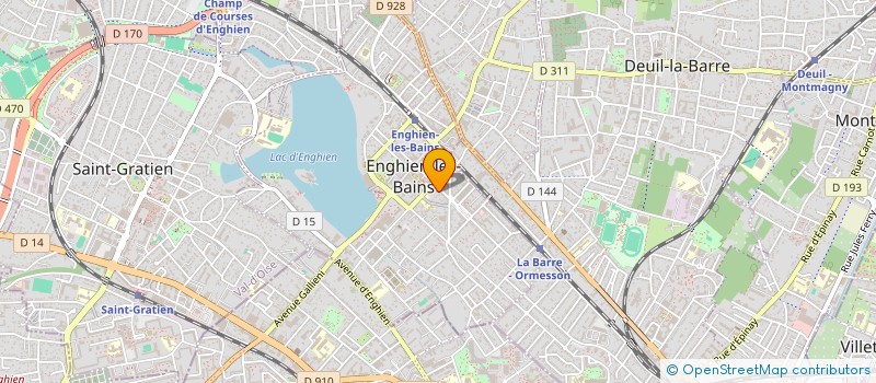 localisation de l'entreprise GALACTEE  ENGHIEN-LES-BAINS