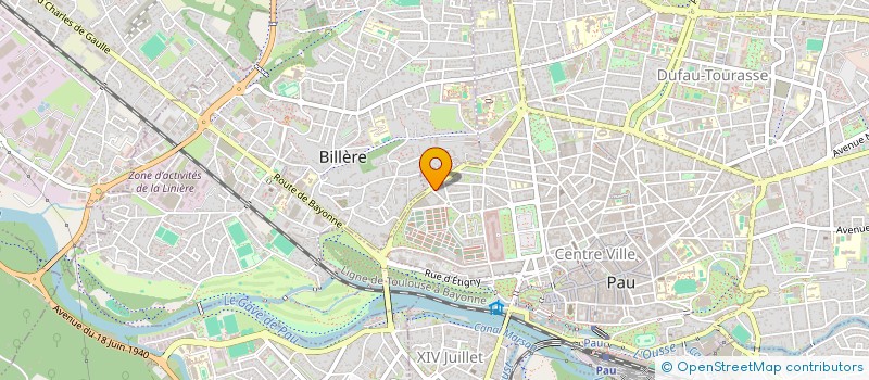 localisation de l'entreprise GALACTIC AULHERS à PAU