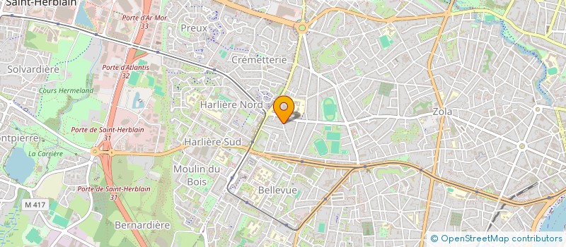 localisation de l'entreprise GALACTIC ROBOTS à NANTES