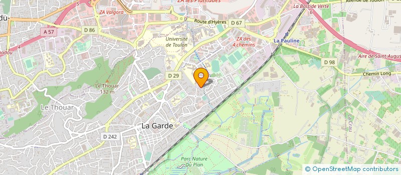 localisation de l'entreprise GALACTIC SYMPHONY à LA GARDE