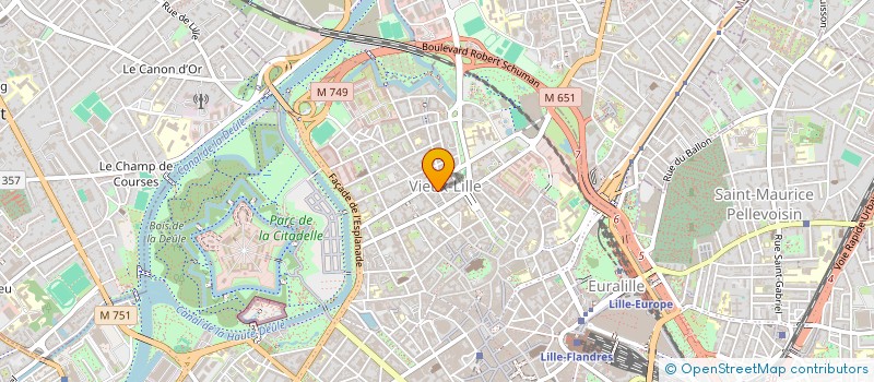 localisation de l'entreprise GALACTIK à LILLE