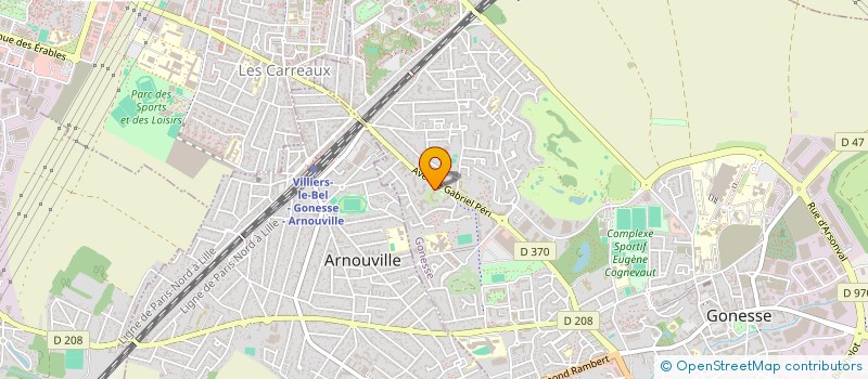 localisation de l'entreprise GALACTIK CAR LIMO à GONESSE