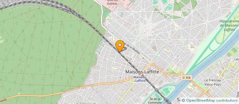 localisation de l'entreprise GALACTIQUE à MAISONS-LAFFITTE