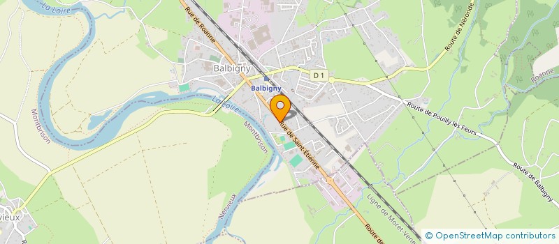 localisation de l'entreprise GALACTIQUE  BALBIGNY