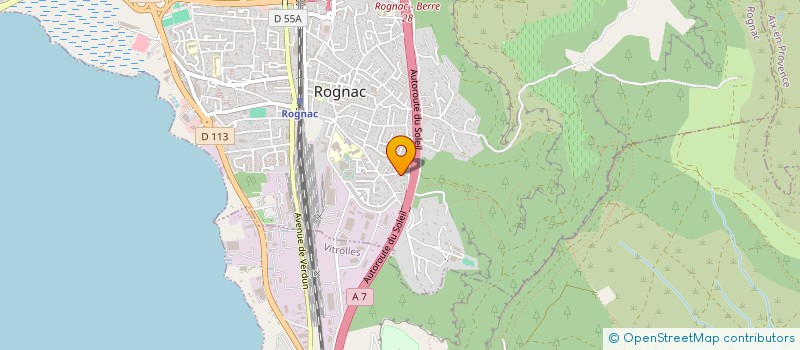 localisation de l'entreprise GALAD  ROGNAC