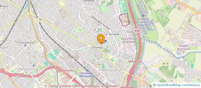 localisation de l'entreprise GALAE  MAZAMET