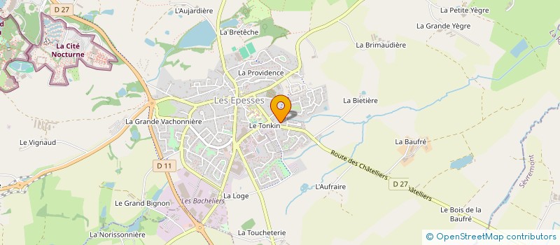 localisation de l'entreprise GALAET COMPLETE  LES EPESSES