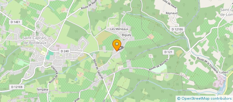 localisation de l'entreprise GALAHAD CONSEILS  SAINT-CAPRAIS-DE-BORDEAUX