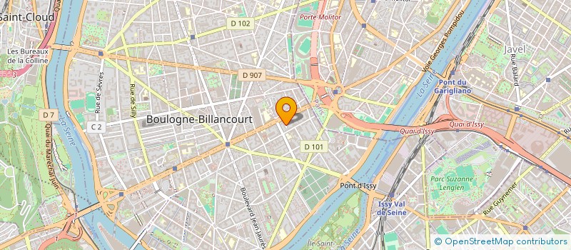 localisation de l'entreprise GALAHADS ET CLEOPHEE à BOULOGNE-BILLANCOURT