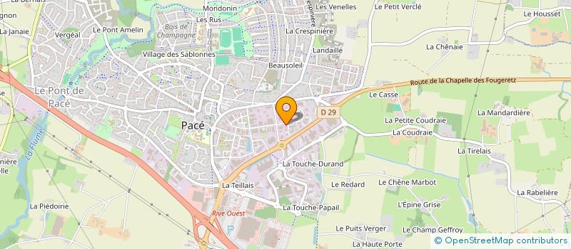 localisation de l'entreprise GALAIS à PACE