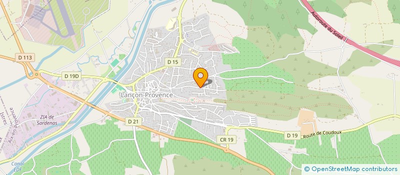 localisation de l'entreprise GALAIS B.J à LANCON-PROVENCE