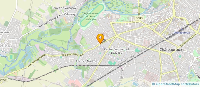localisation de l'entreprise GALAIS-VILLAUDIERE à CHATEAUROUX