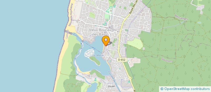 localisation de l'entreprise GALAK  VIEUX-BOUCAU-LES-BAINS