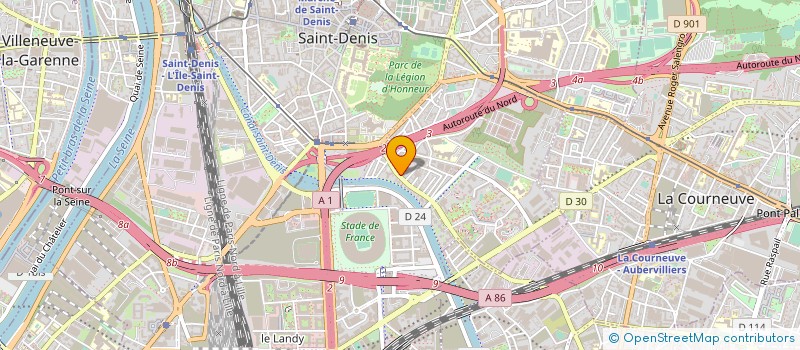 localisation de l'entreprise GALAL à SAINT-DENIS