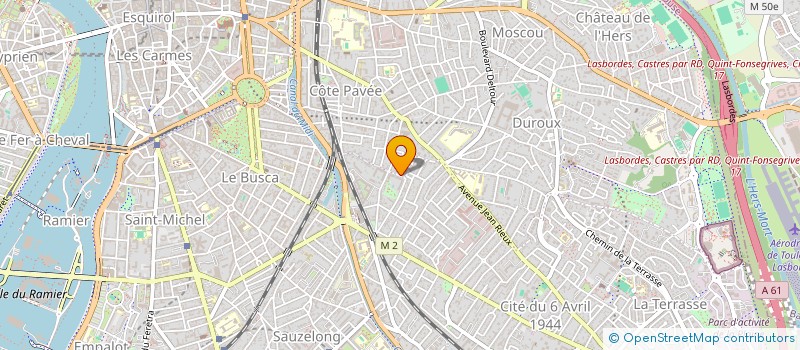 localisation de l'entreprise GALANDRE à TOULOUSE