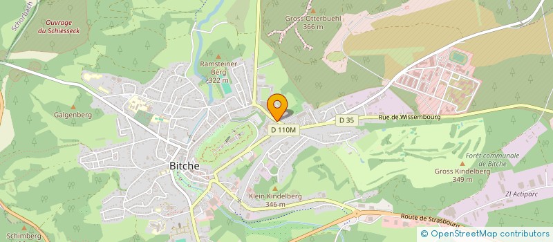 localisation de l'entreprise GALANIS FRANCE SAS  BITCHE