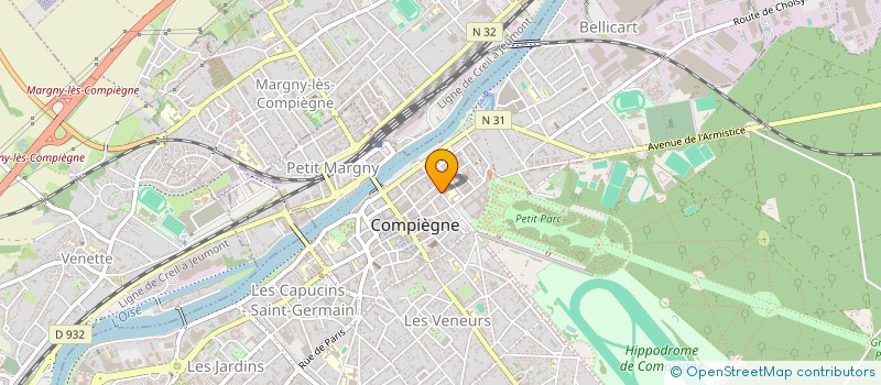 localisation de l'entreprise GALANT ET COMPAGNIES  COMPIEGNE