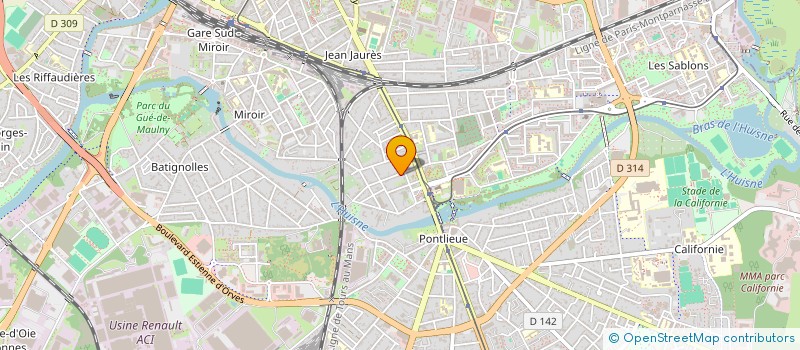 localisation de l'entreprise GALANT-IMMO  LE MANS