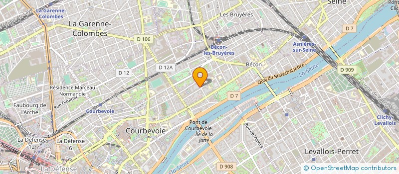 localisation de l'entreprise GALANT PARIS à COURBEVOIE