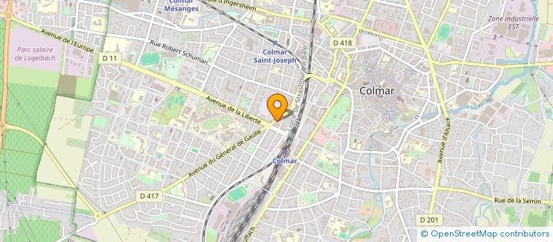 localisation de l'entreprise GALANTERIE AUTO  COLMAR