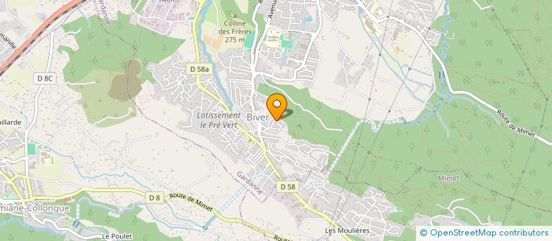 localisation de l'entreprise GALANTI à GARDANNE