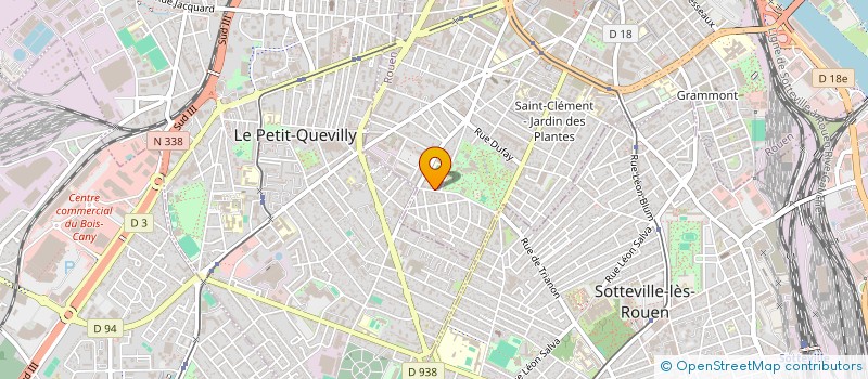 localisation de l'entreprise GALAOR à ROUEN