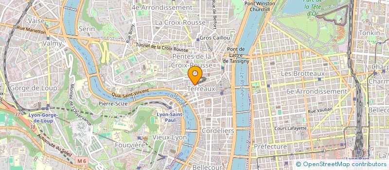 localisation de l'entreprise GALAPAGOS à LYON 1ER