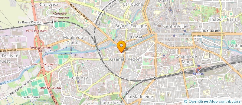 localisation de l'entreprise GALAPAGOS GOURMET à RENNES