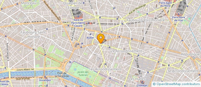 localisation de l'entreprise GALAR FOODS FRANCE à PARIS