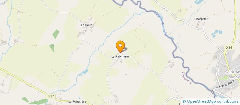 localisation de l'entreprise GALARD - DES ARTS ET DES SPORTS  SEVREMONT