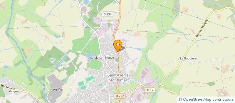 localisation de l'entreprise GALARNE  MAUGES-SUR-LOIRE