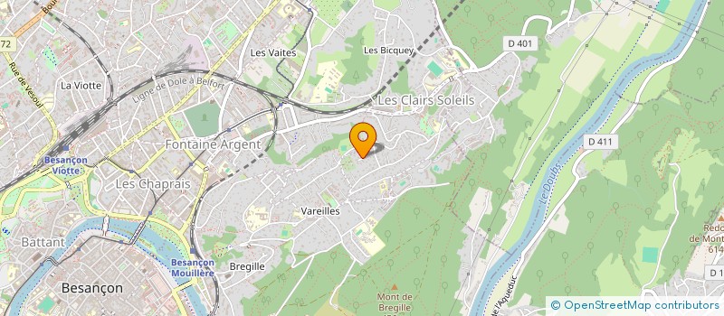 localisation de l'entreprise GALASAND à BESANCON