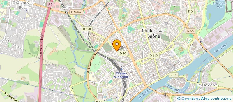 localisation de l'entreprise GALASOUNDA à CHALON-SUR-SAONE