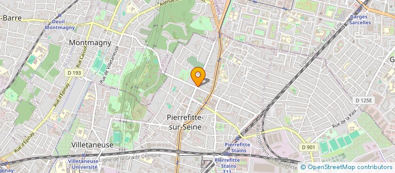 localisation de l'entreprise GALATA à PIERREFITTE-SUR-SEINE