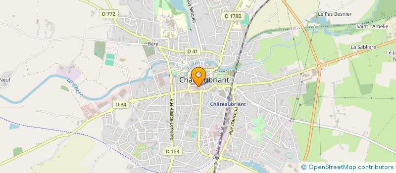 localisation de l'entreprise GALATA à CHATEAUBRIANT