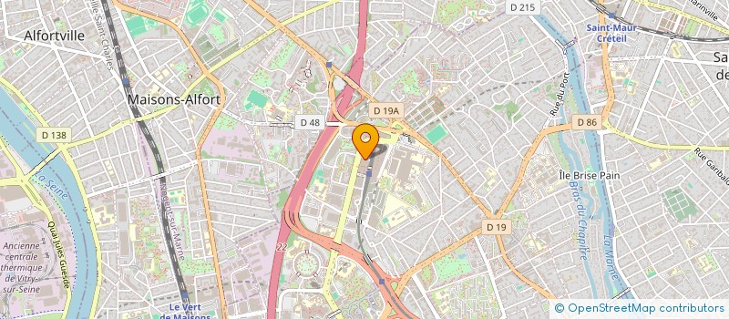localisation de l'entreprise GALATA SA  CRETEIL