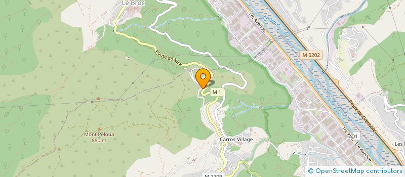 localisation de l'entreprise GALATEA à CARROS