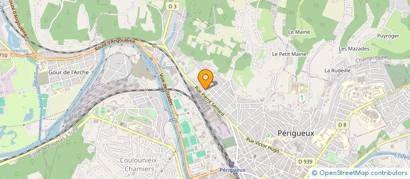 localisation de l'entreprise GALATEA PRODUCTION  PERIGUEUX